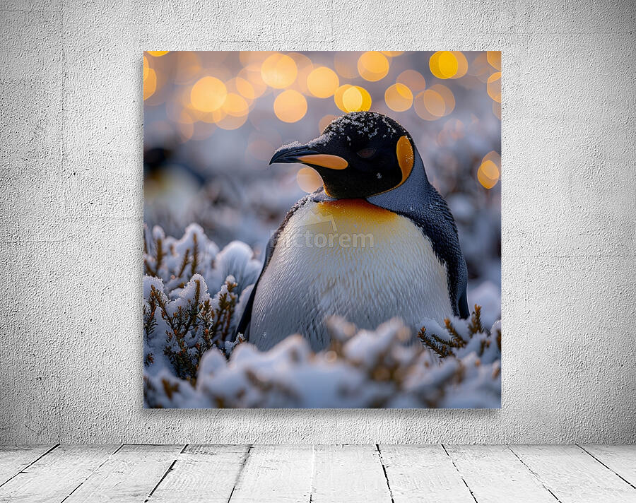 Cheerful Penguin Wall Preview