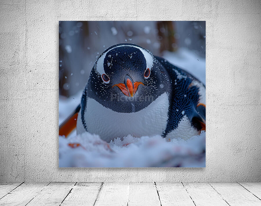 Dazzling Penguin Wall Preview