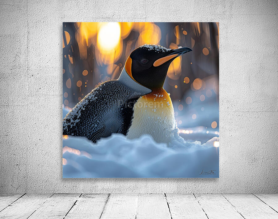Fluffy Penguin Wall Preview