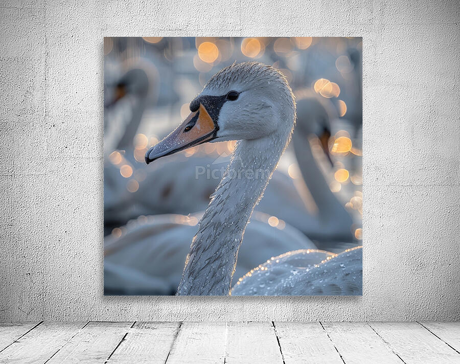 Swan Serenity Wall Preview