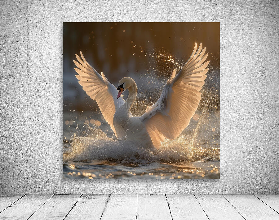 Soothing Swan Wall Preview