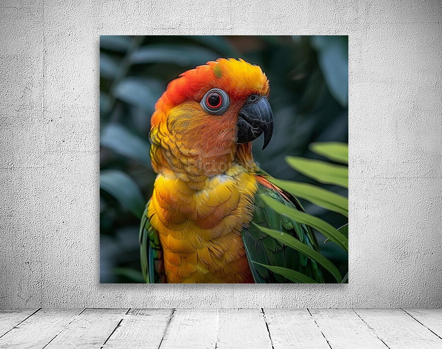 Sun Conure Parrot Wall Preview