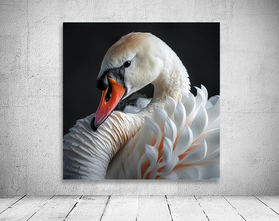 Delicate Swan Wall Preview