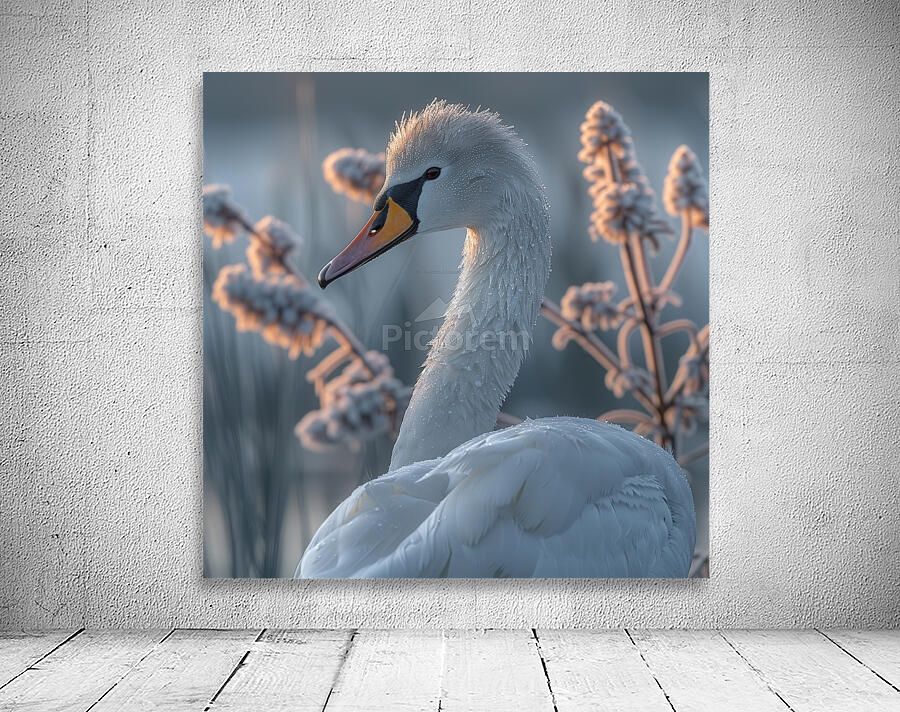 Angelic Swan Wall Preview