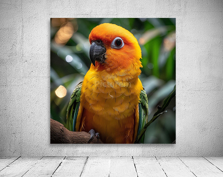 Cute Conure Bird Wall Preview