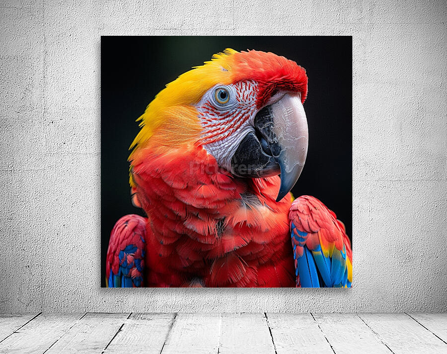 Tropical Macaw Wall Preview