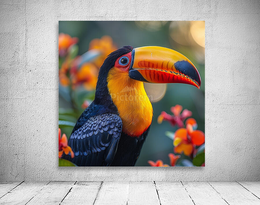 Angelic Toucan Wall Preview