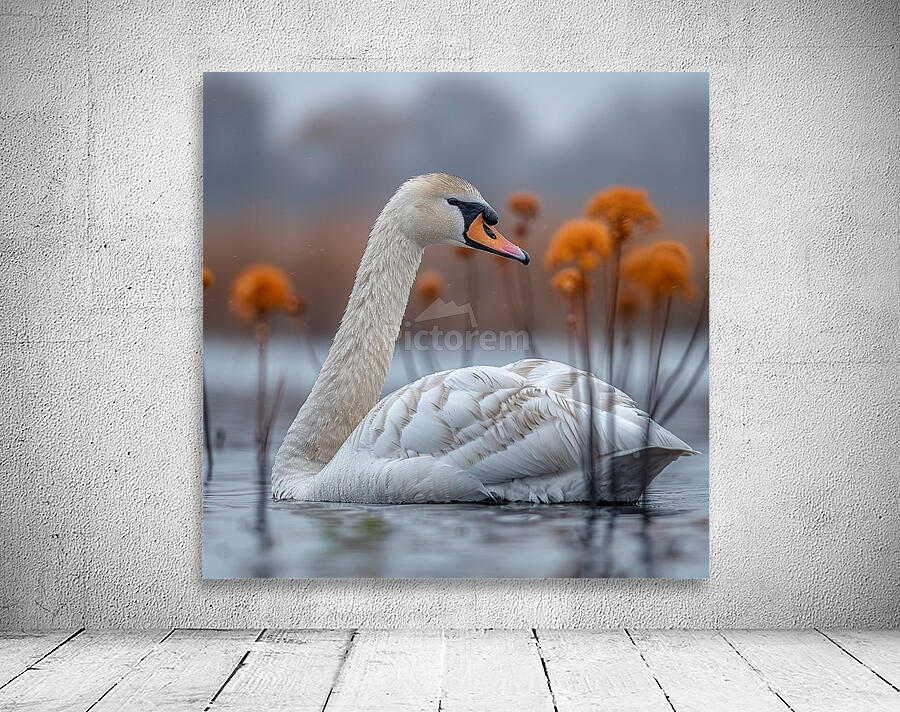 Swan Lake Elegance Wall Preview