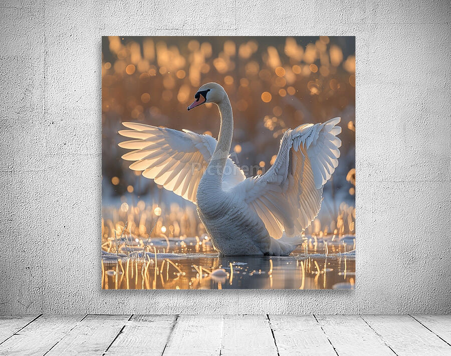 Swan Serenity Wall Preview