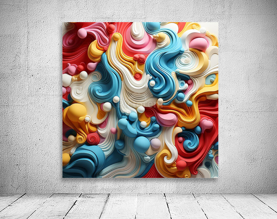 Abstract Symphony Wall Preview