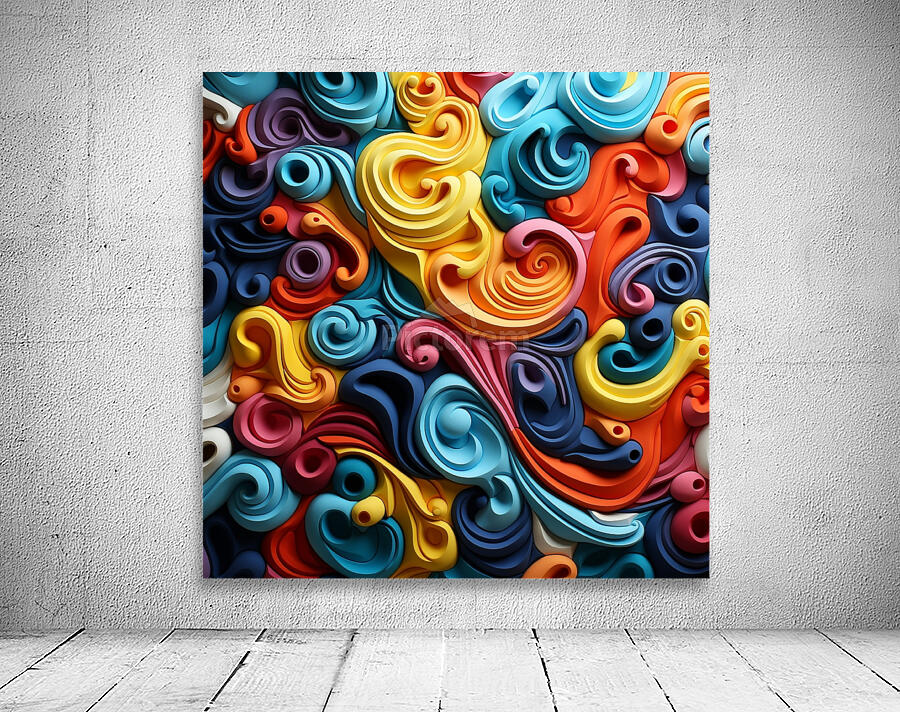 Abstract Vibration Wall Preview
