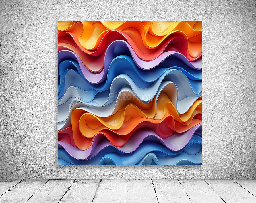 Rainbow Abstract Wall Preview