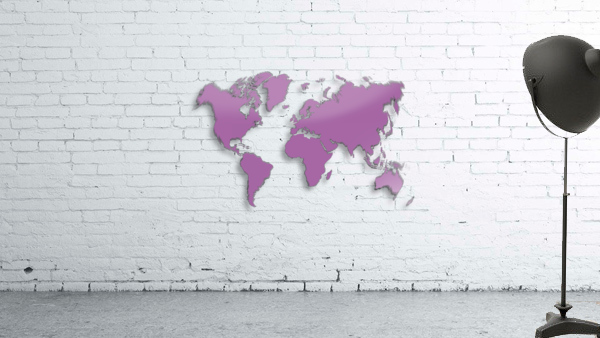 PLUM WORLD MAP Wall Preview