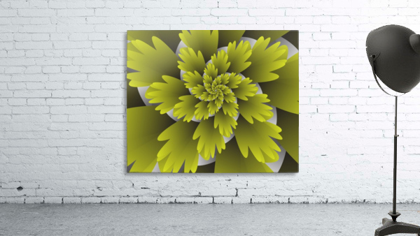 3D LEAF Blooms Wall Preview