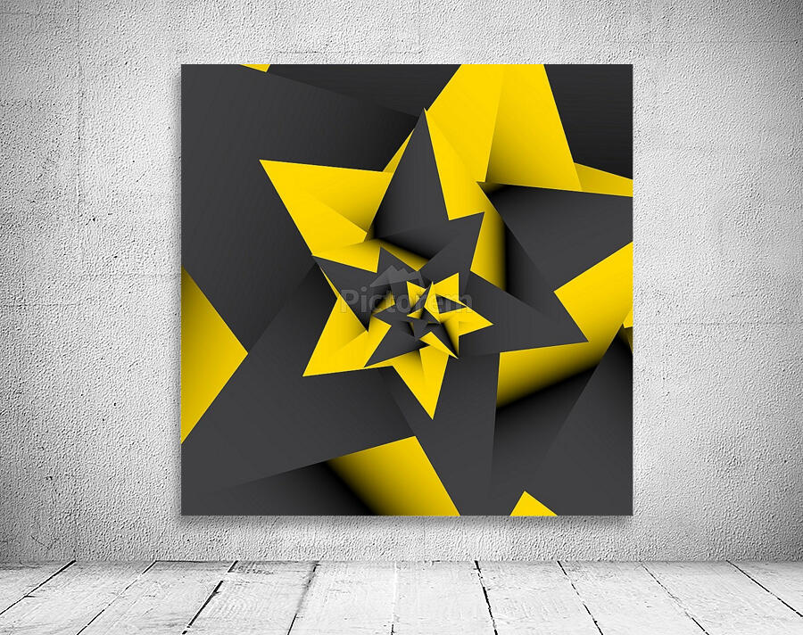 Yellow Abstract Wall Preview