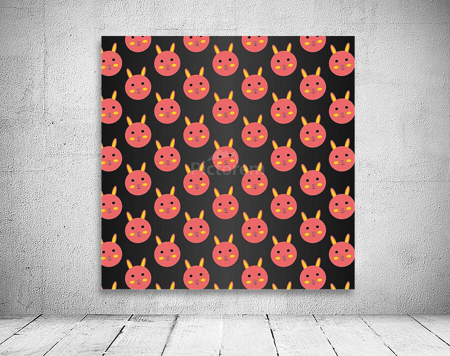 CUTE KITTY PATTERN Wall Preview
