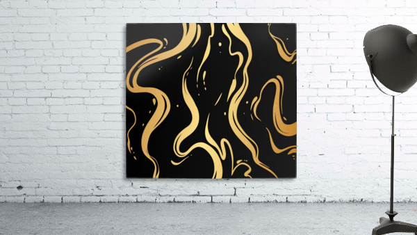 Liquid Black Marble Wall Preview