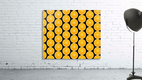 Orange Fruit Pattern Wall Preview