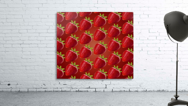 Straw Berry Pattern Wall Preview