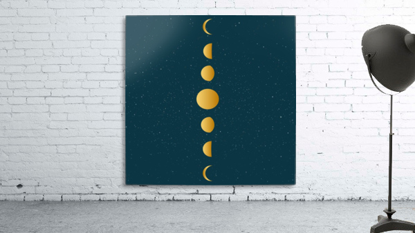 Moon Phase Cycle  Wall Preview
