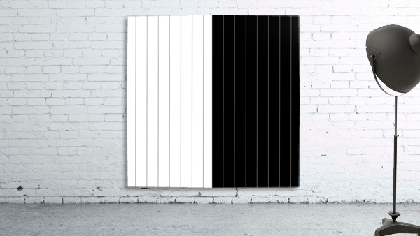 Plain Black and White Lines Wall Preview