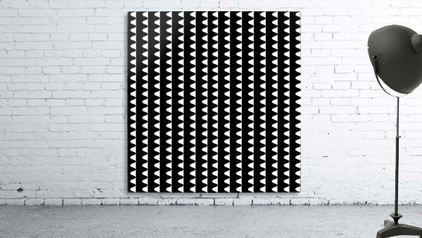 Black and White Waves Wall Preview