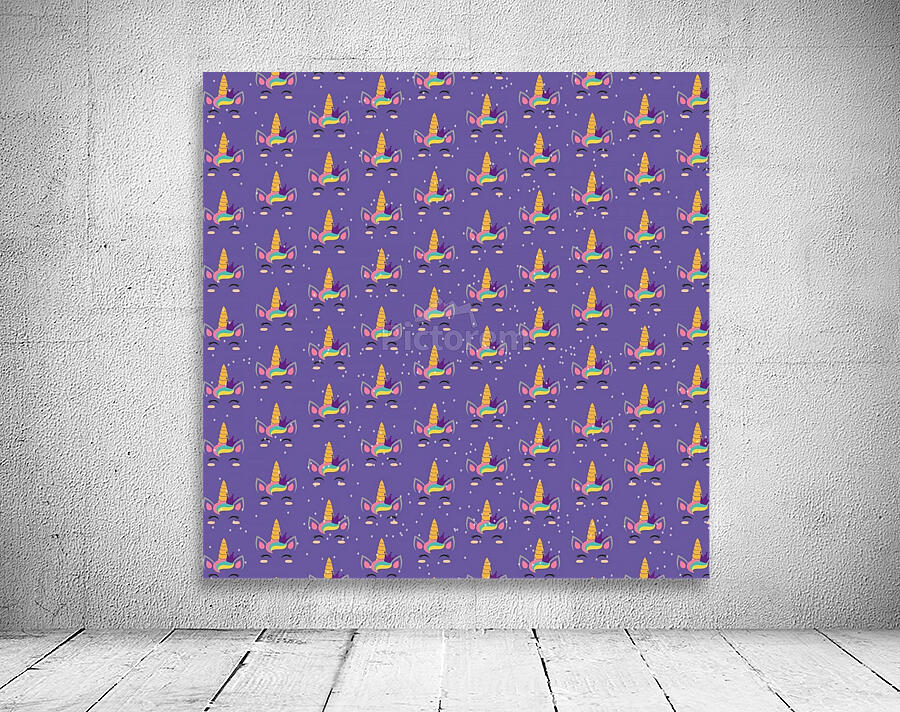 Purple Unicorn Wall Preview