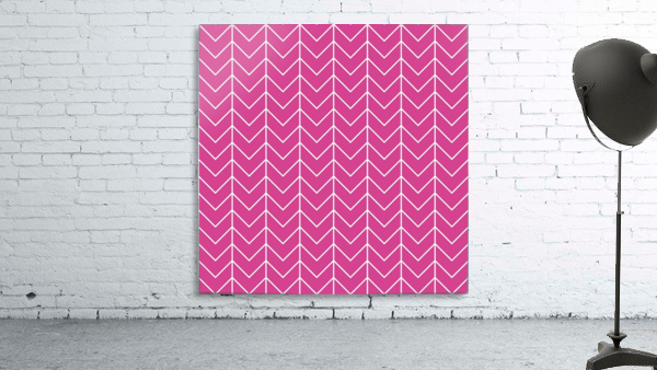 Pink Chevron Pattern Wall Preview