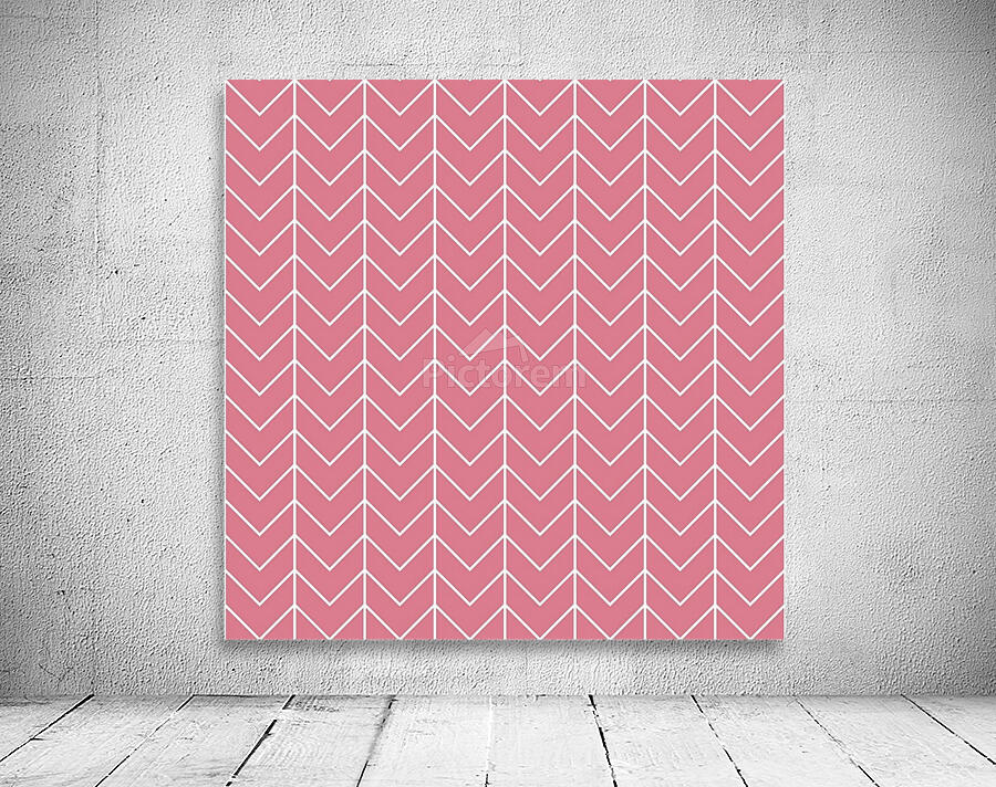 Baby Pink Chevron Pattern Wall Preview