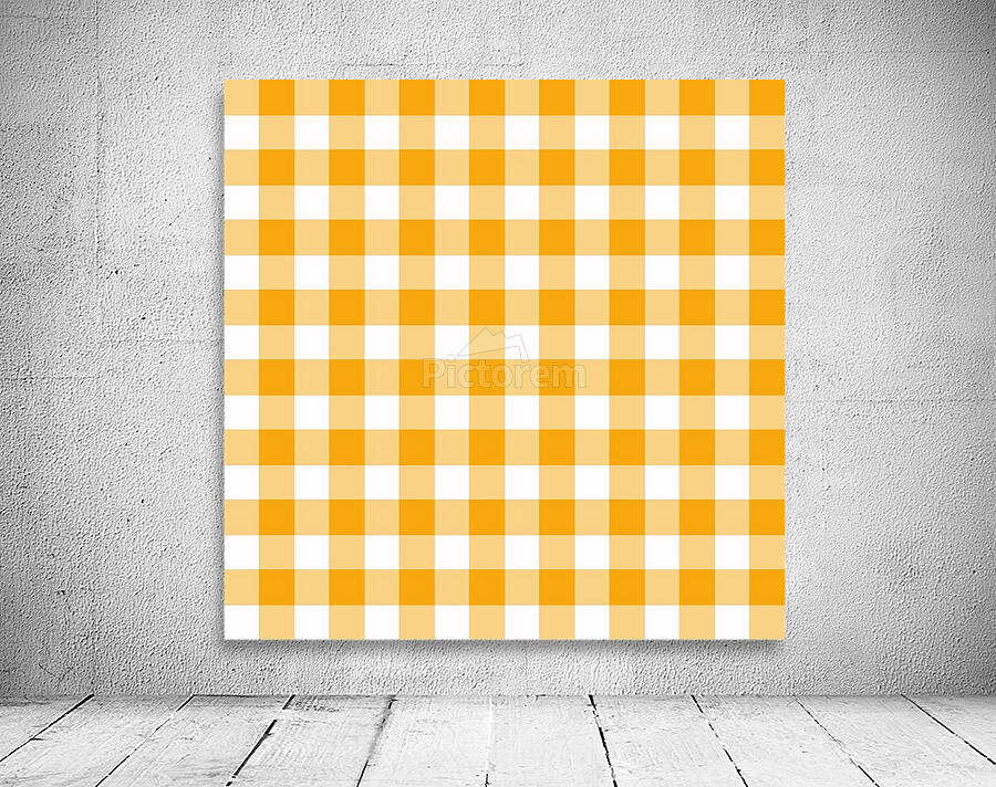 Yellow Plaid Pattern Wall Preview