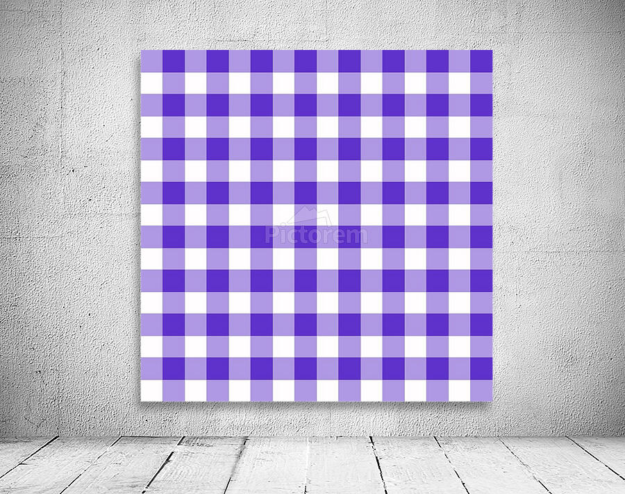 Purple Plaid Pattern Wall Preview