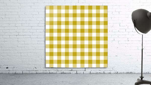 Mustard Plaid Pattern Wall Preview