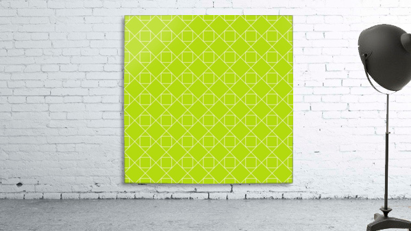 Light Green Diamonds Pattern  Wall Preview