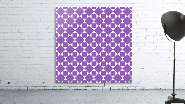 Purple Geometric Pattern Wall Preview