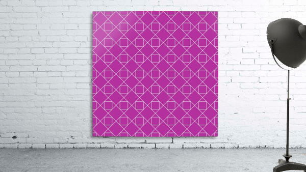 Magenta Geometric Pattern Wall Preview
