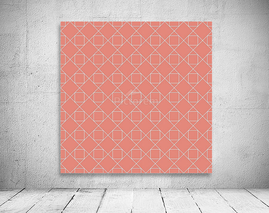 Pink Geometric Pattern Wall Preview