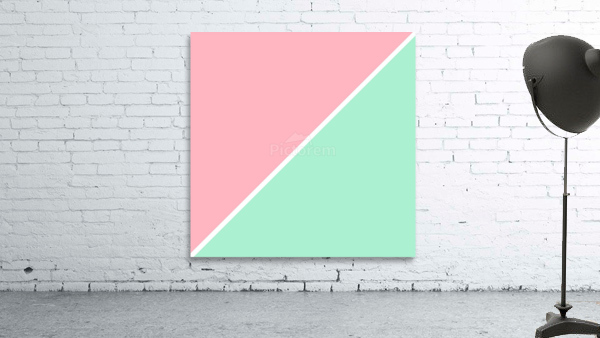 Light Pink and Mint Abstract Wall Preview