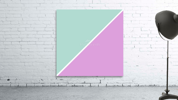 Mint and Plum Abstract Wall Preview