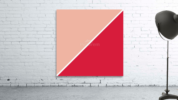 Peach and Red Abstract Wall Preview
