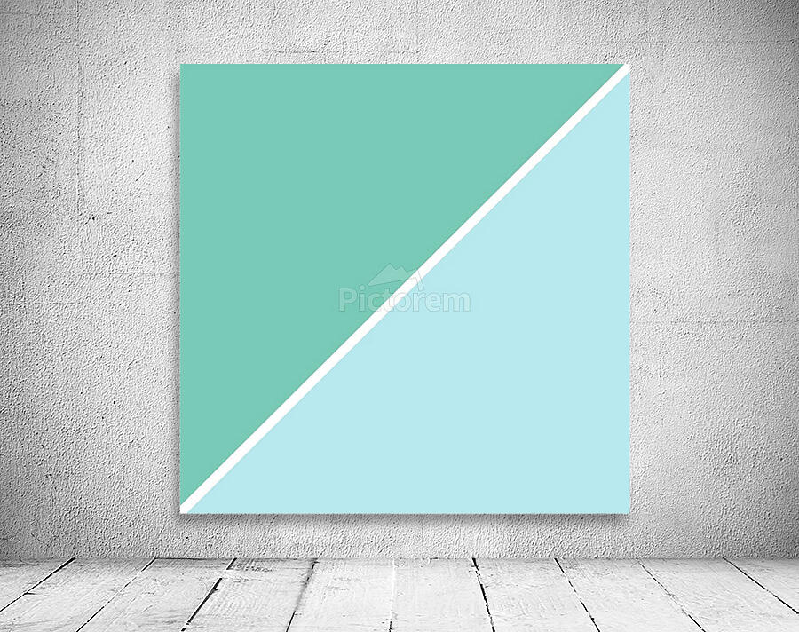 Turquoise and Pool Abstract Wall Preview