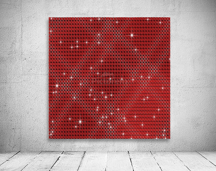 Red Glossy Glitter Wall Preview