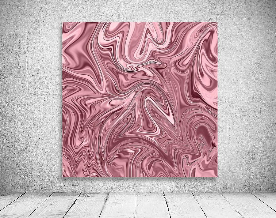 Pink Liquid Marble Wall Preview