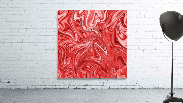 Red Liquid Marble Wall Preview