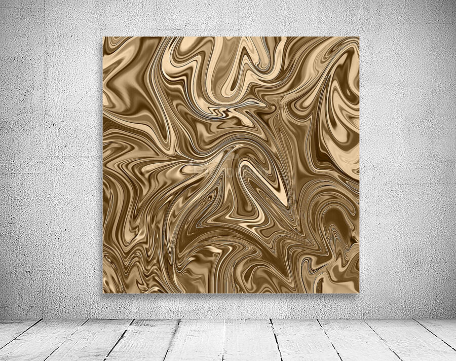 Tan Liquid Marble Wall Preview