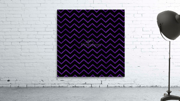 Indigo Chevron Glitter Wall Preview