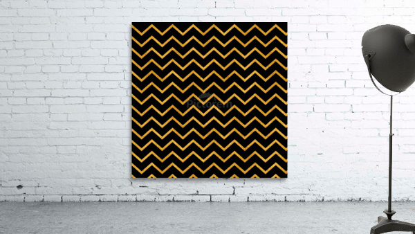 Orange Chevron Glitter Wall Preview