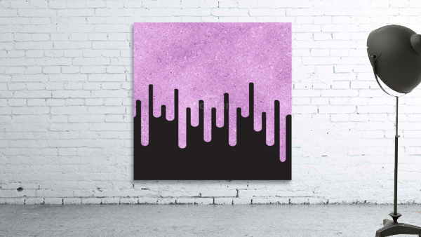 Dripping Plum Glitter Wall Preview