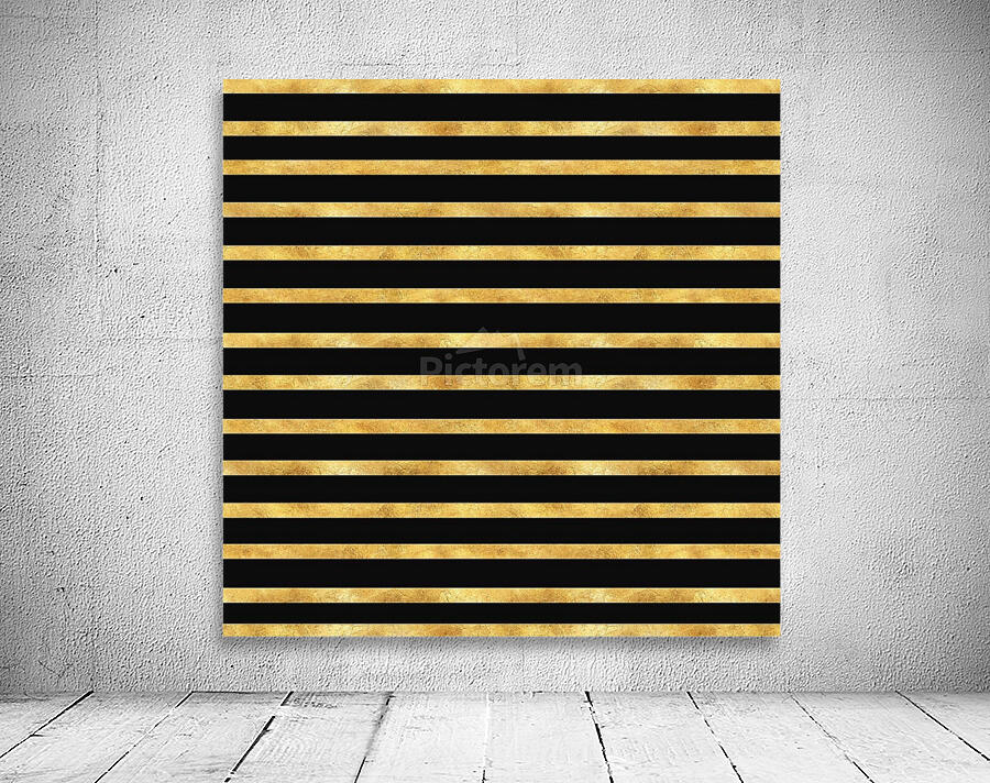 Gold Texture Stripes Wall Preview