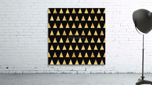Gold Shimmer Triangle Wall Preview