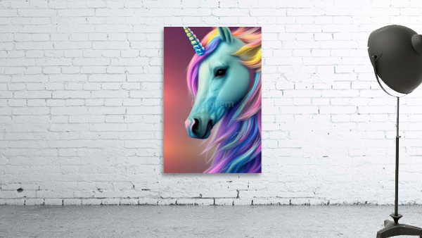 Colorful Unicorn Wall Preview